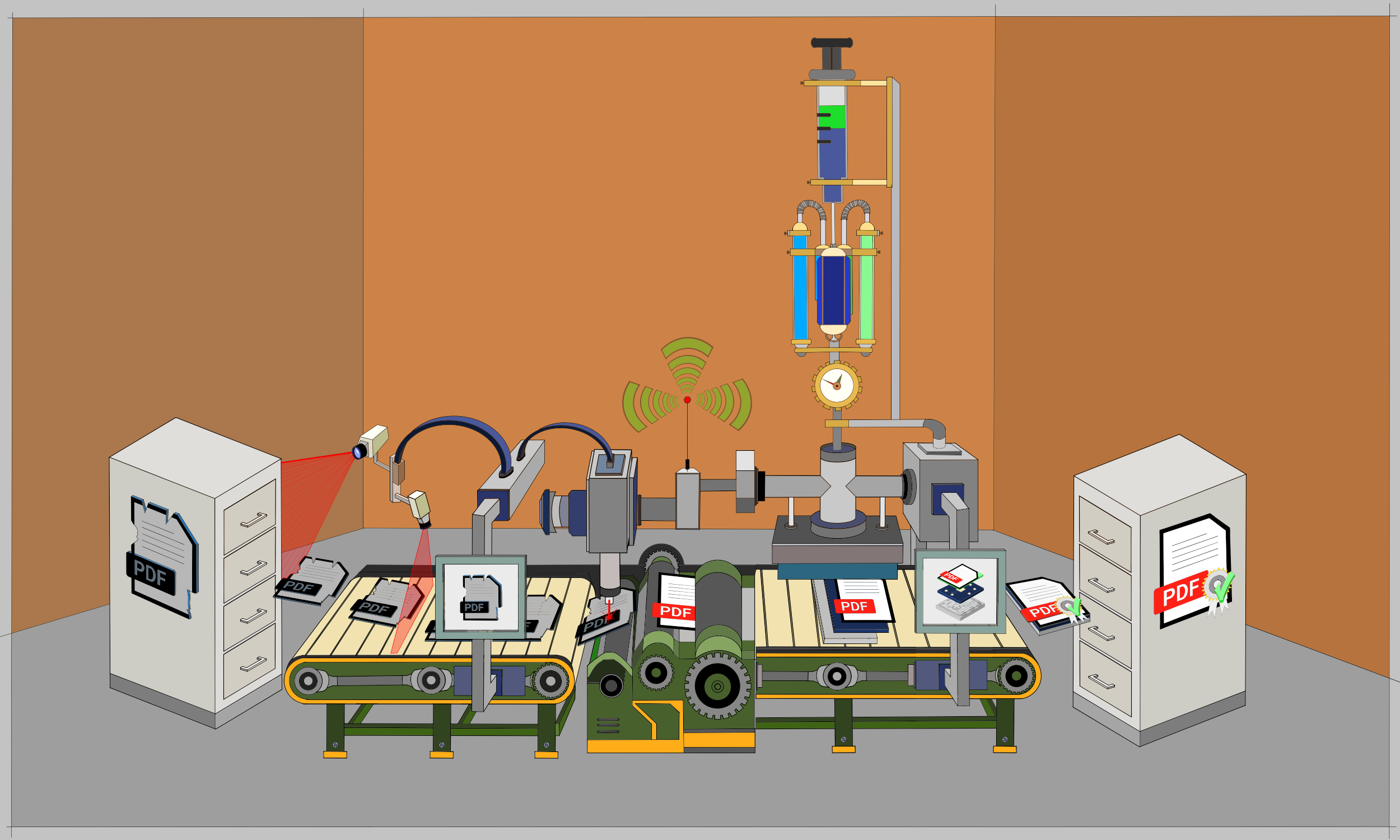 ADVSEC Silo Cleaner Industrial Processing Assembly Line